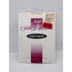 Hanes Silk Reflections Slightly Imperfect Pantyhose Sz 1P wheat f29